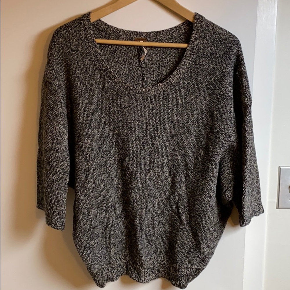 Free people split back dolman sweater